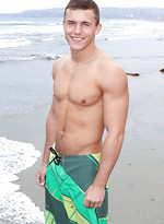 Horny surfer Joshua strokes dick by SeanCody
