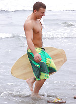 Horny surfer Joshua strokes dick by SeanCody