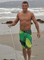 Horny surfer Joshua strokes dick by SeanCody
