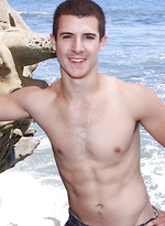 Brunette stud Logan strokes dick by SeanCody
