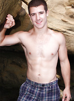 Brunette stud Logan strokes dick by SeanCody