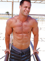 Hot muscle athlete Christian jacking off dick by SeanCody