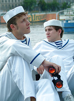 Two sailors Benjamin Niall and Thomas oral sex scene by Boys Nation