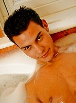 Sexy twink Tino takes a bath and then a shower and shows off his long boy-cock. by Boys Nation