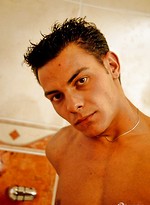 Sexy twink Tino takes a bath and then a shower and shows off his long boy-cock. by Boys Nation