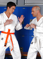 Wrestlers Adam Russo and Mike Martinez fucking in a locker room by Suite703 With Mike Martinez,Adam Russo