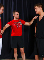 Three dudes Aaron Styles, Damon Audigier and Devon Hunter have sex by Suite703 With Devon Hunter