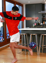 Straight Footballer Ronaldo Lets Justin Wank and Suck his Uncut Cock then Kisses & Spunks on his Chest! by English Lads