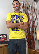 Tall & Hairy Young Footballer Ronaldo Strokes his Big Uncut Cock! by English Lads
