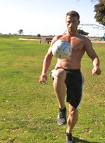 Hot athlete Gustav shows his beautiful sixpack, workout outdoors and then strokes his cock by SeanCody