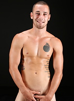 Muscled hootie Aries shows his sixpack and shoots a load by ChaosMen