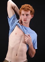 Red irish boy Shane shows cock by ChaosMen