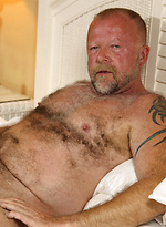 Jim Scott big bear plays with his cock by Hot Older Male With Jim Scott