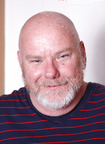 Bald daddy Sterling Steel shows his small cock by Hot Older Male