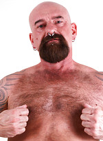 Tattooed bear Tex Madux naked by Hot Older Male With Tex Madux