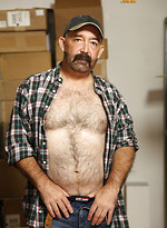 Mature bear Tim Phillips stripping by Hot Older Male With Tim Phillips