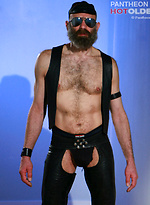 Dan Black in a leather gear by Hot Older Male