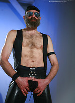 Dan Black in a leather gear by Hot Older Male