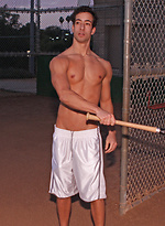 Hot baseball Samuel player strokes cock by SeanCody