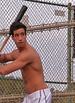Hot baseball Samuel player strokes cock by SeanCody