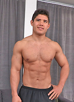 Muscle stud Drew shows sixpack and strokes dick by SeanCody
