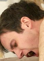 Soldier wants his prisoner to cum for him. Then he starts to fuck the humiliated guy in different painful positions to finally shoot his load right into his face. by Gay WarGames