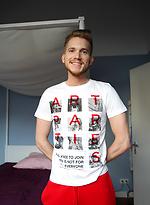 Blond and handsome - Axel Jackson stripping for Zac by Bentley Race