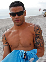 Marcos at the beach by Finest Latin Men