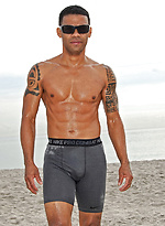 Marcos at the beach by Finest Latin Men
