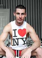 My muscly mate David strips for Zac by Bentley Race
