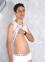 Skinny latino boy Mauricio strokes dick by Young Hot Latinos