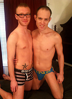 Two hot dudes Aiden Connors & Nathan Brooks Bareback in Tampa by Jason Sparks Live