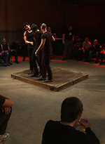 22 year old bi stud gets caught in gang bang. Girth Brooks,Tyler Alexander. by Bound in Public With Girth Brooks