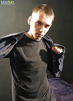Smooth chested Michael Kellog busts a big nut. by BF Collection