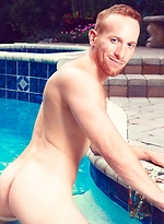 Steven Ponce posing by the pool by High Perfomance Men With Steven Ponce