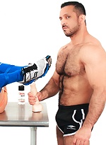 Big muscle in hardcore action by Bound Jocks With Adam Champ,JR Bronson