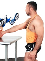 Big muscle in hardcore action by Bound Jocks With Adam Champ,JR Bronson