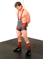 Aggressive face fucking by Bound Jocks With Alexander Garrett