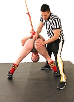 Aggressive face fucking by Bound Jocks With Alexander Garrett
