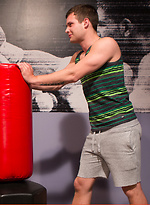 Two bxers Alex Andrews and Hayden Richards fucking in a gym by Hot House Backroom