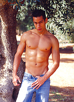 Hot brunette Martinez shows his sexy muscle body by LucasKazan