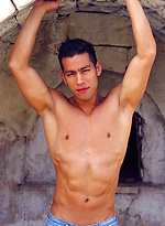 Hot brunette Martinez shows his sexy muscle body by LucasKazan