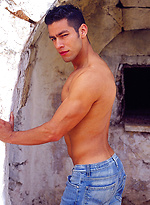 Hot brunette Martinez shows his sexy muscle body by LucasKazan