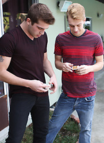 Patrick And Austin Smoke Suck by Boys Smoking