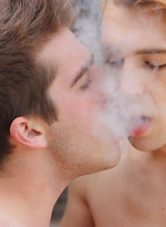 Patrick And Austin Smoke Suck by Boys Smoking