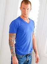 Jaxon Colt stripping and plays with a dildo by Nextdoor Male With Jaxon Colt