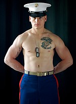 Dashing Marine Dorian\'s Sensual Solo by Active Duty