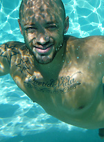 Poolside Porn Star shoot by Bentley Race