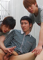 Asian twink tests his ass by Japan Boyz
