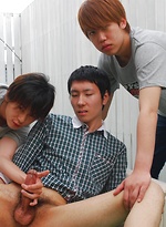 Asian twink tests his ass by Japan Boyz